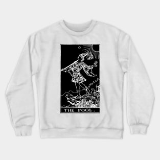 The Fool Inverted Tarot Card Crewneck Sweatshirt